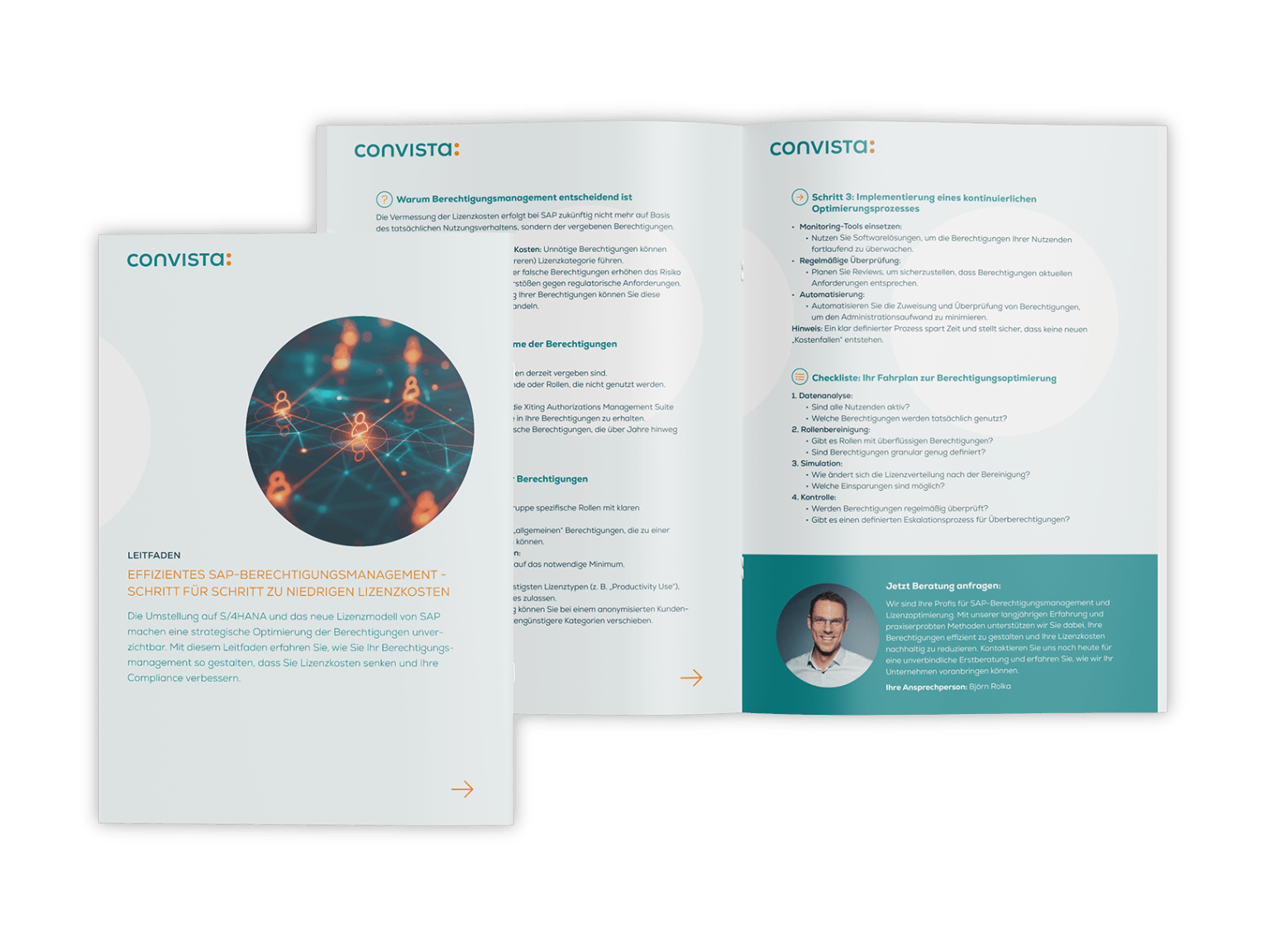 Leitfaden SAP Berechtigungen SAP Lizenzkosten senken Mockup