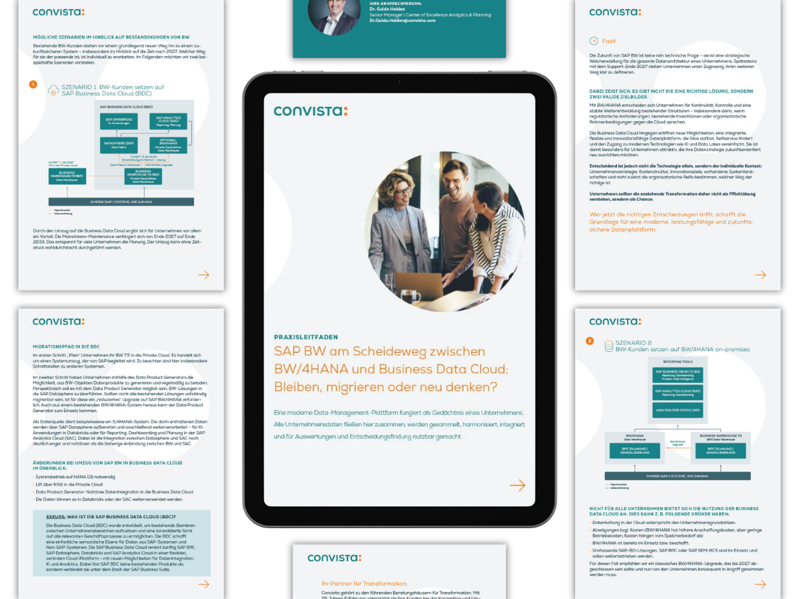 Leitfaden SAP BW modernisieren Mockup