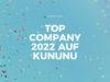 Banner mit Top Company auf Kununu 2022